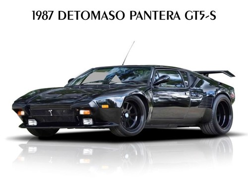 1987 detomaso pantera gt5 - 1987,