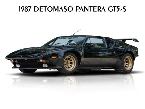 1987 detomaso pantera gt5 in - 1987, gt5-s